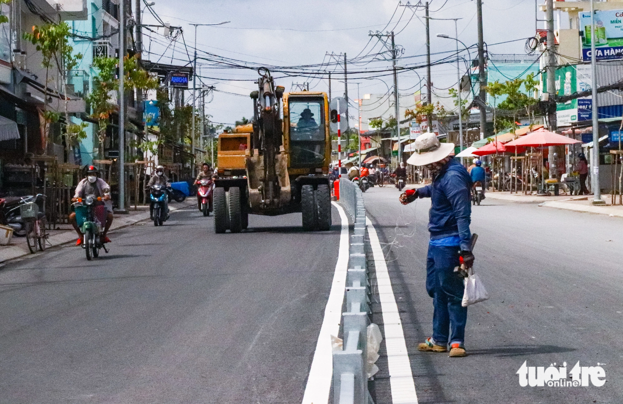 Các hạng mục hạ tầng kỹ thuật đang được hoàn thiện dần. 