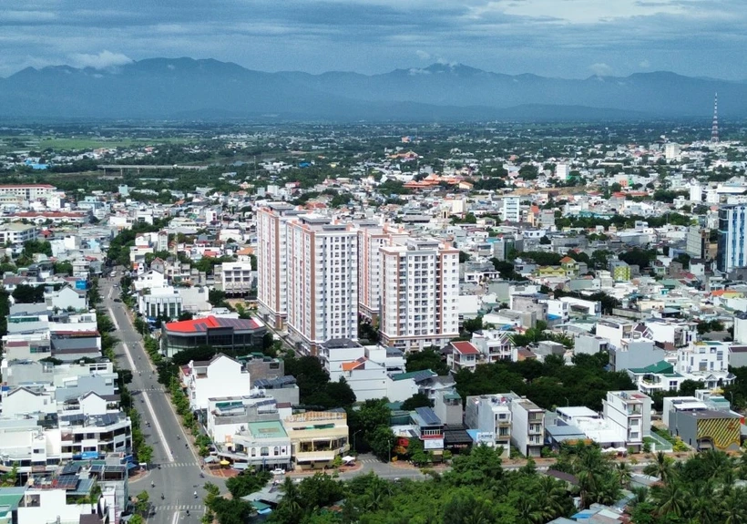 Nhà ở, chung cư ở Khu Đô thị Mới Đông Bắc, thành phố Phan Rang-Tháp Chàm (Ninh Thuận). (Ảnh: Nguyễn Thành/TTXVN)